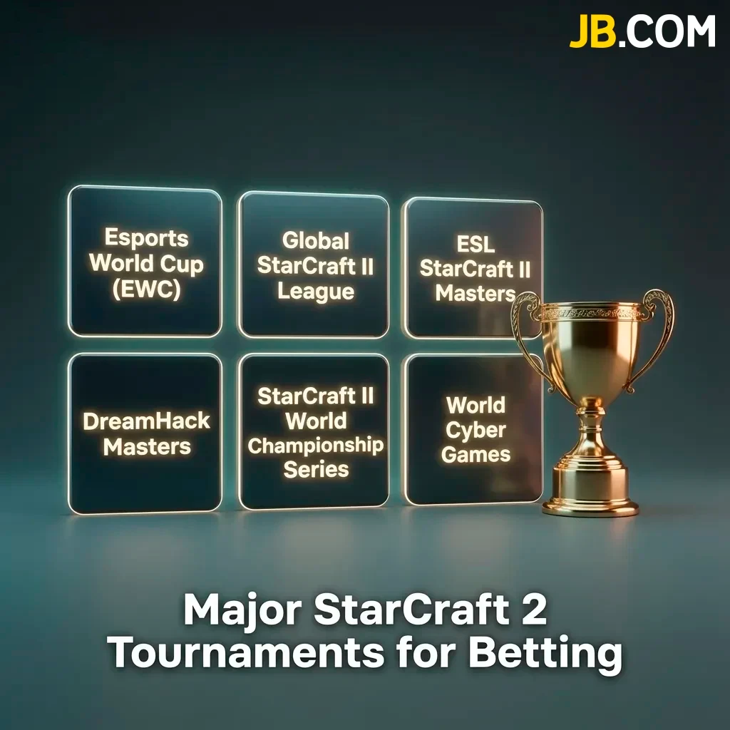 Bet on elite StarCraft II events at JB Casino, including the IEM Krakow and the Esports World Cup.