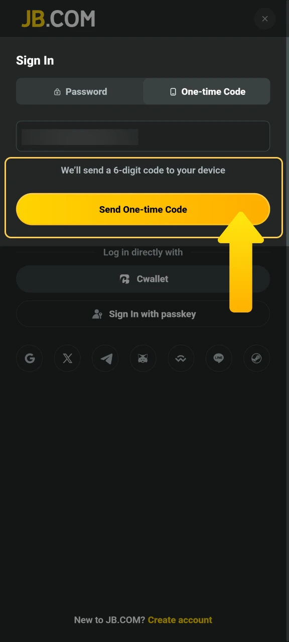 Complete JB Casino two-factor authentication to ensure your account remains secure.