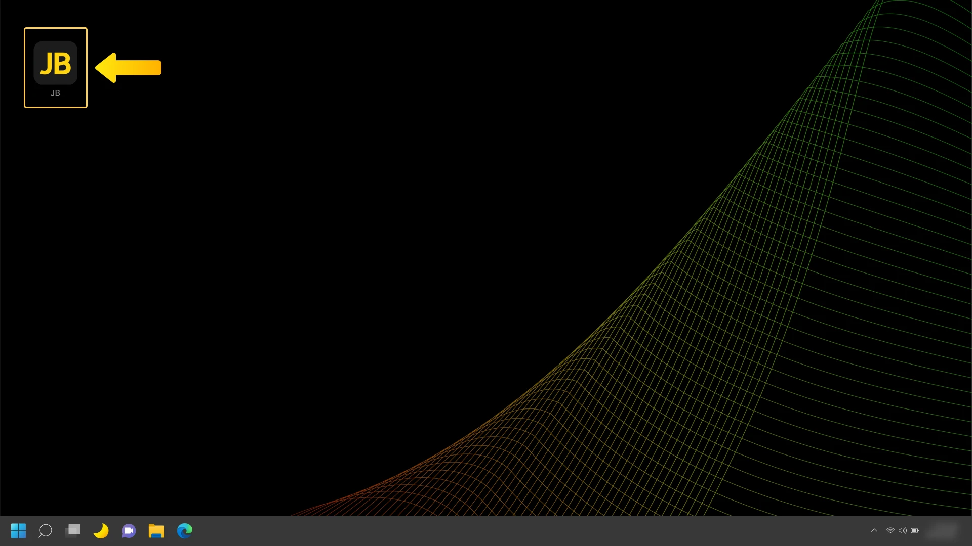 Open the newly installed JB Casino program from your desktop shortcut.