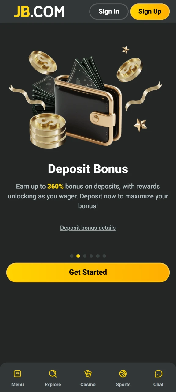 Browse the JB Casino promotions section to find the latest daily and weekly offers.
