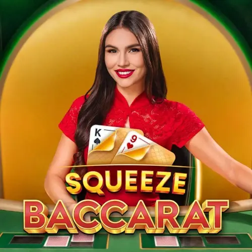 Koe aito baccarat-jännitys ja korttien hidas paljastaminen Baccarat Squeeze -pelissä JB Casino -live-kasinolla.