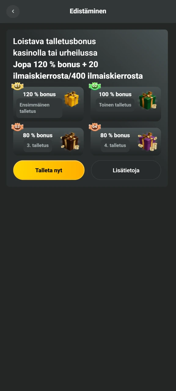 Hyödynnä JB Casino antelias tervetuliaisbonus ja aloita pelaaminen edulla.