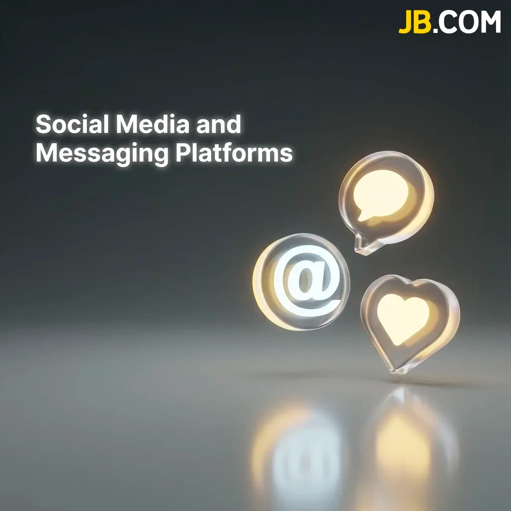 Connect with JB Casino on various social media and messaging platforms for the latest updates and quick support.